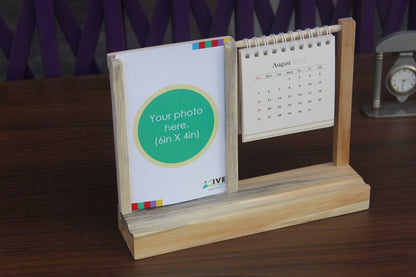 IVEI warli Desk Calendar with a Photo Frame