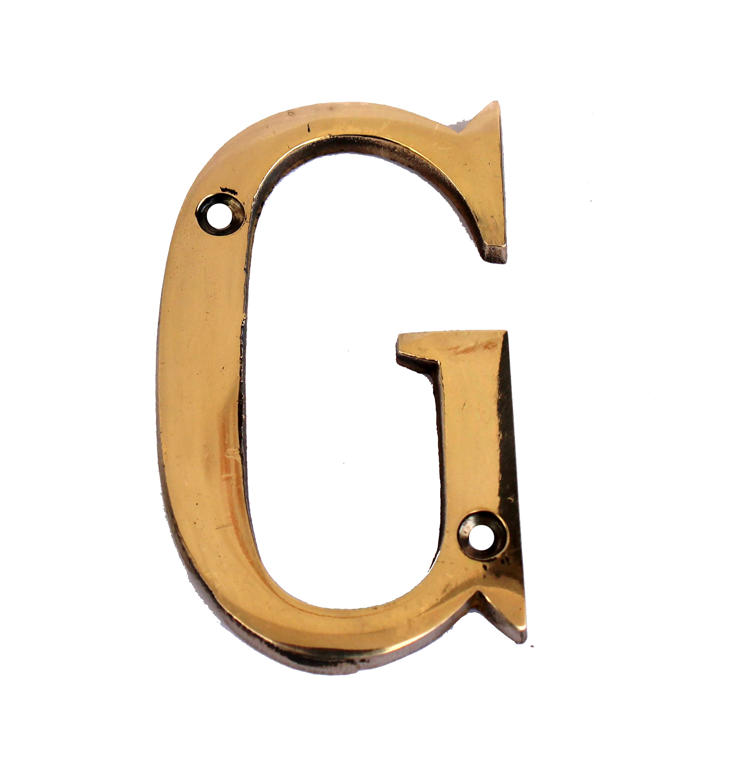 eSplanade - Brass House Hotel Door Name Alphabets - Wall Door Plaque Letter Alphabets - 3" Inches - Golden ("All Alphabet-3")