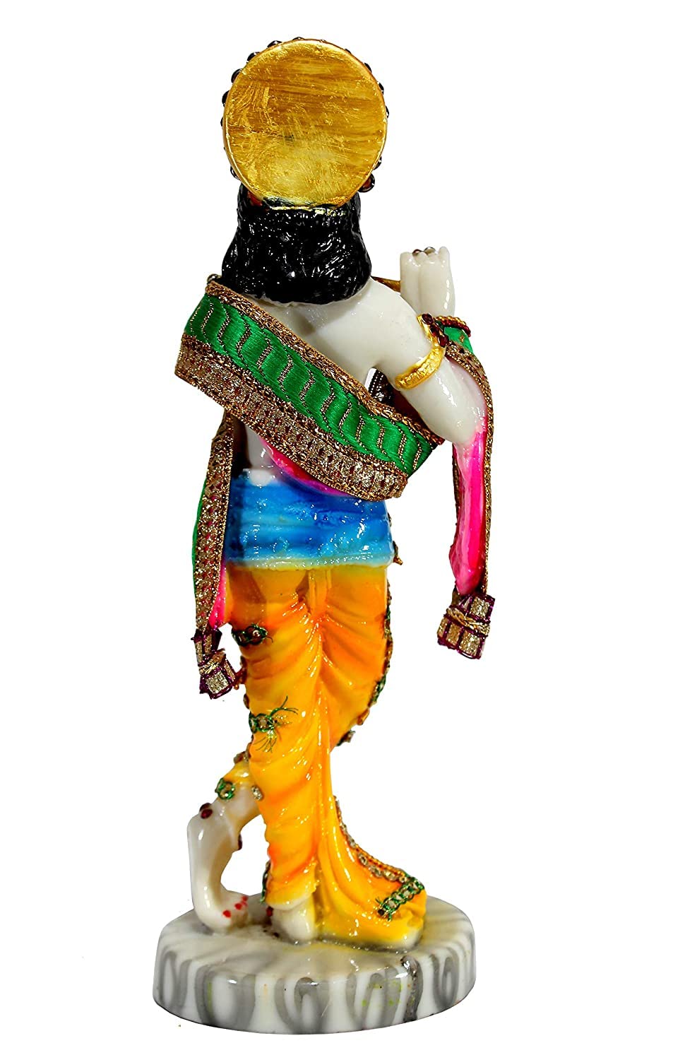 eSplanade Resin Krishna Statue Murti Idol Sculpture (11") Multicolour