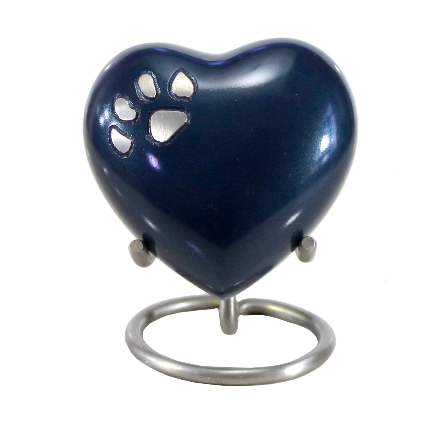 eSplanade cat Dog pet Cremation Mini Heart urn Keepsake Memorial | Small urn for Ashes Funeral Burial