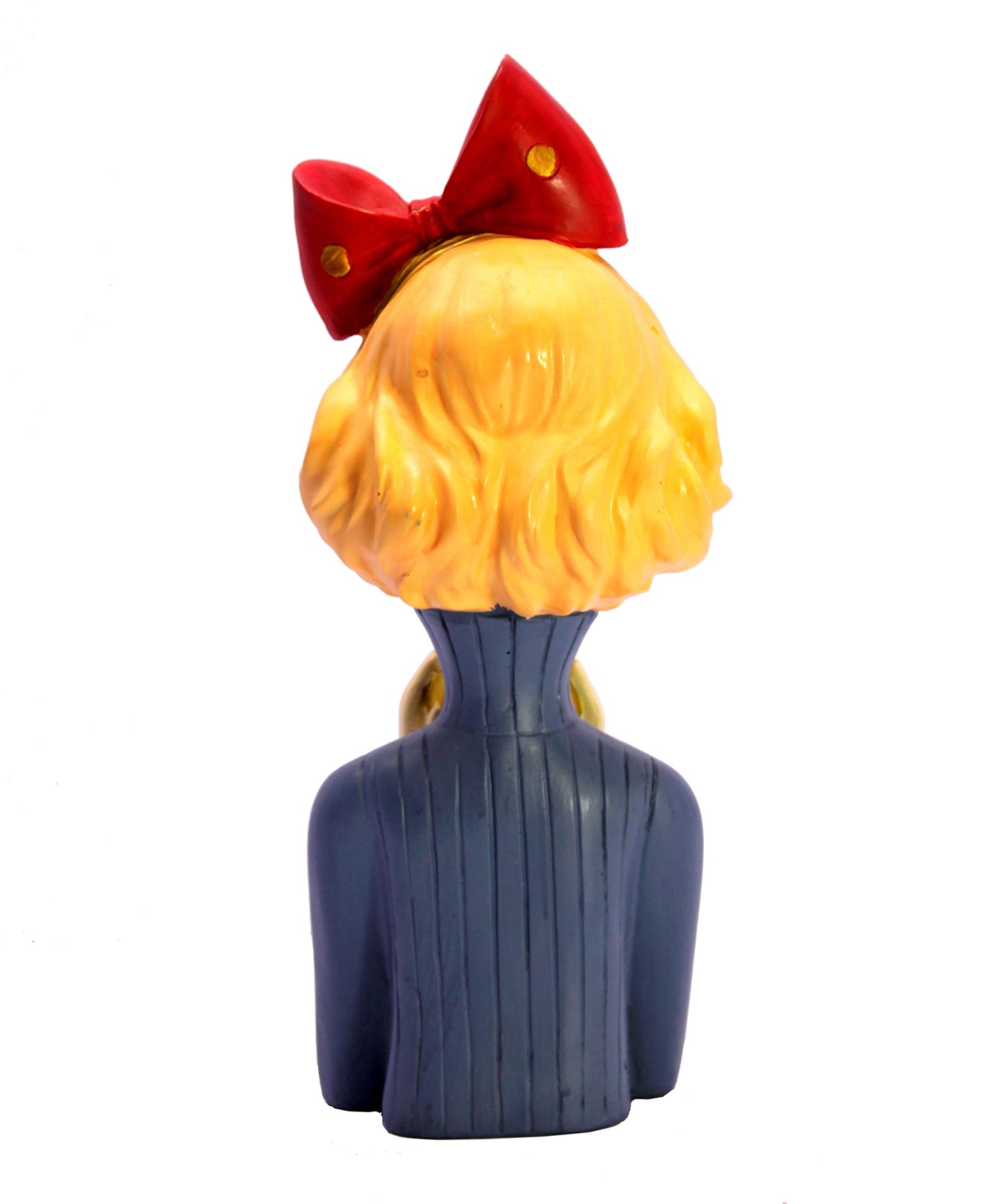 eSplanade Resin Girl with Apple Showpiece Statue Sculpture Figurine - Multicolor - 13" Inches