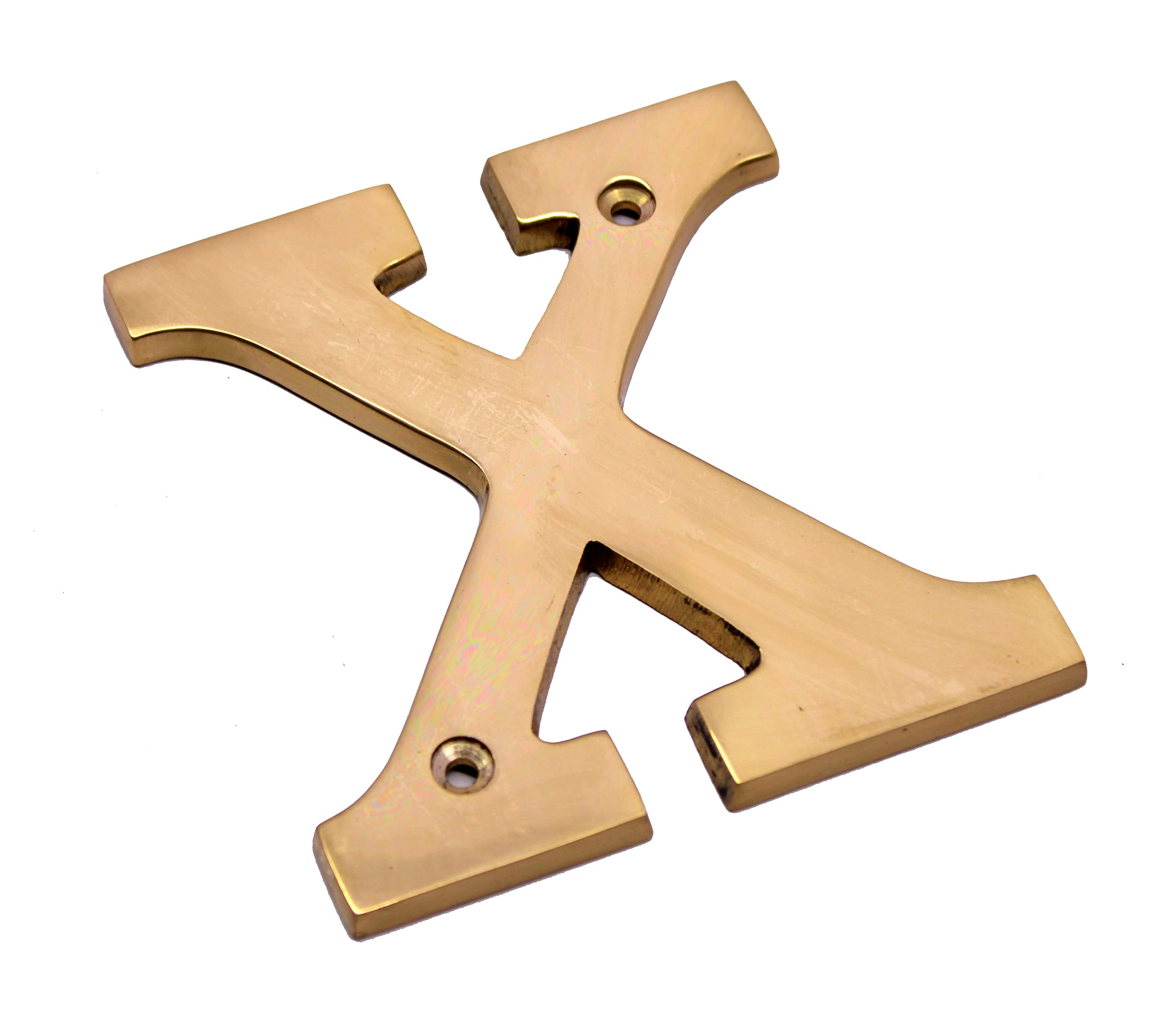 eSplanade Brass House Hotel Door Name Alphabets - Wall Door Plaque Alphabet Letter - Golden - 4" Inches (All Alphabets- 4")