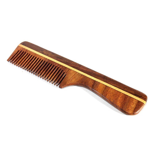 eSplanade Wooden Comb for Men & Women - Natural Shisham Wood Handmade Hair, Beard, Moustache Comb
