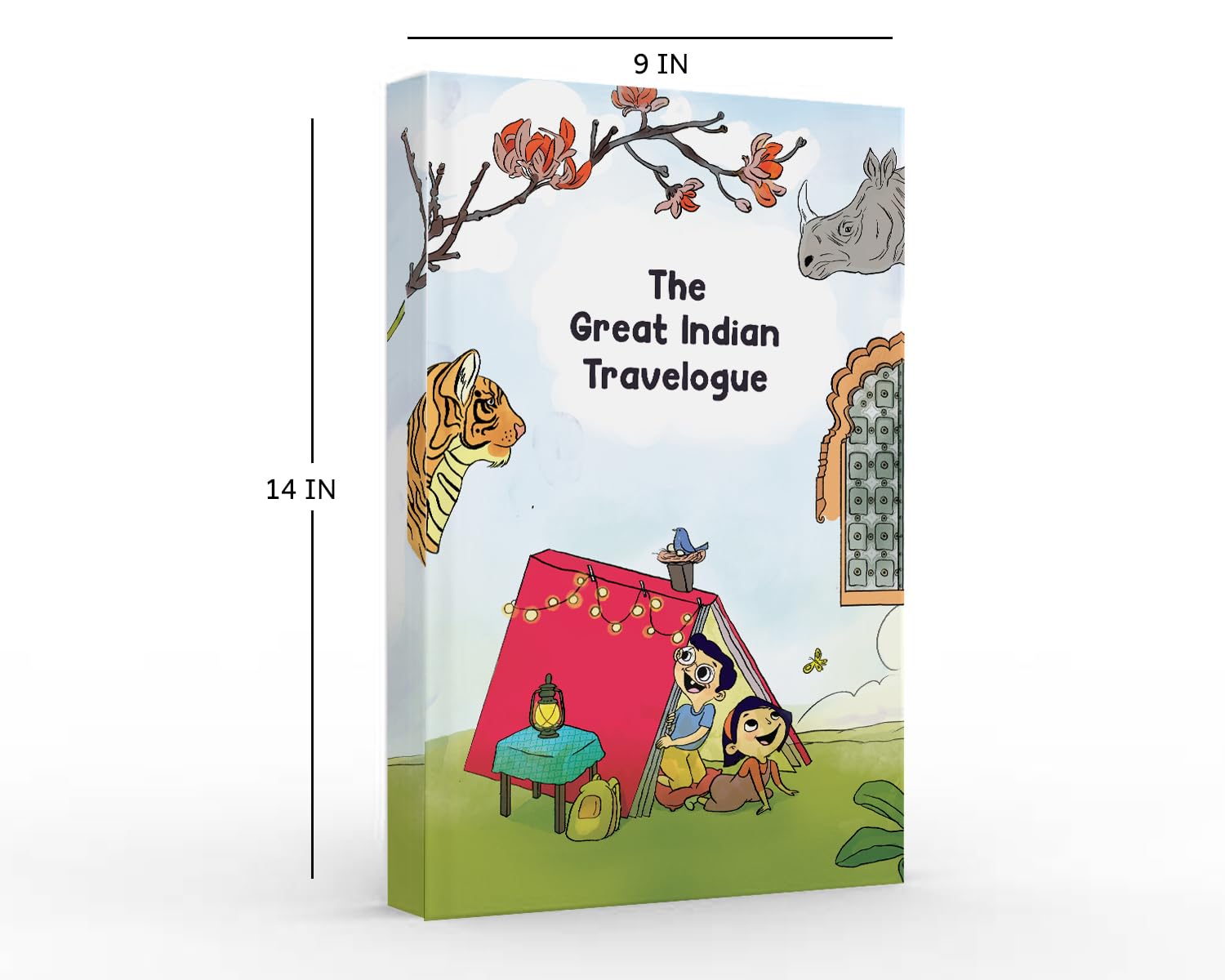The Great Indian Travelogue - Magical journey across India | Kids travel book | Children's early learning picture book | Yug Books | Yug Publications