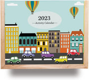 IVEI Activity calendar with pen stand For Kids, 9.9 X 8.4 Inch, Multi-color