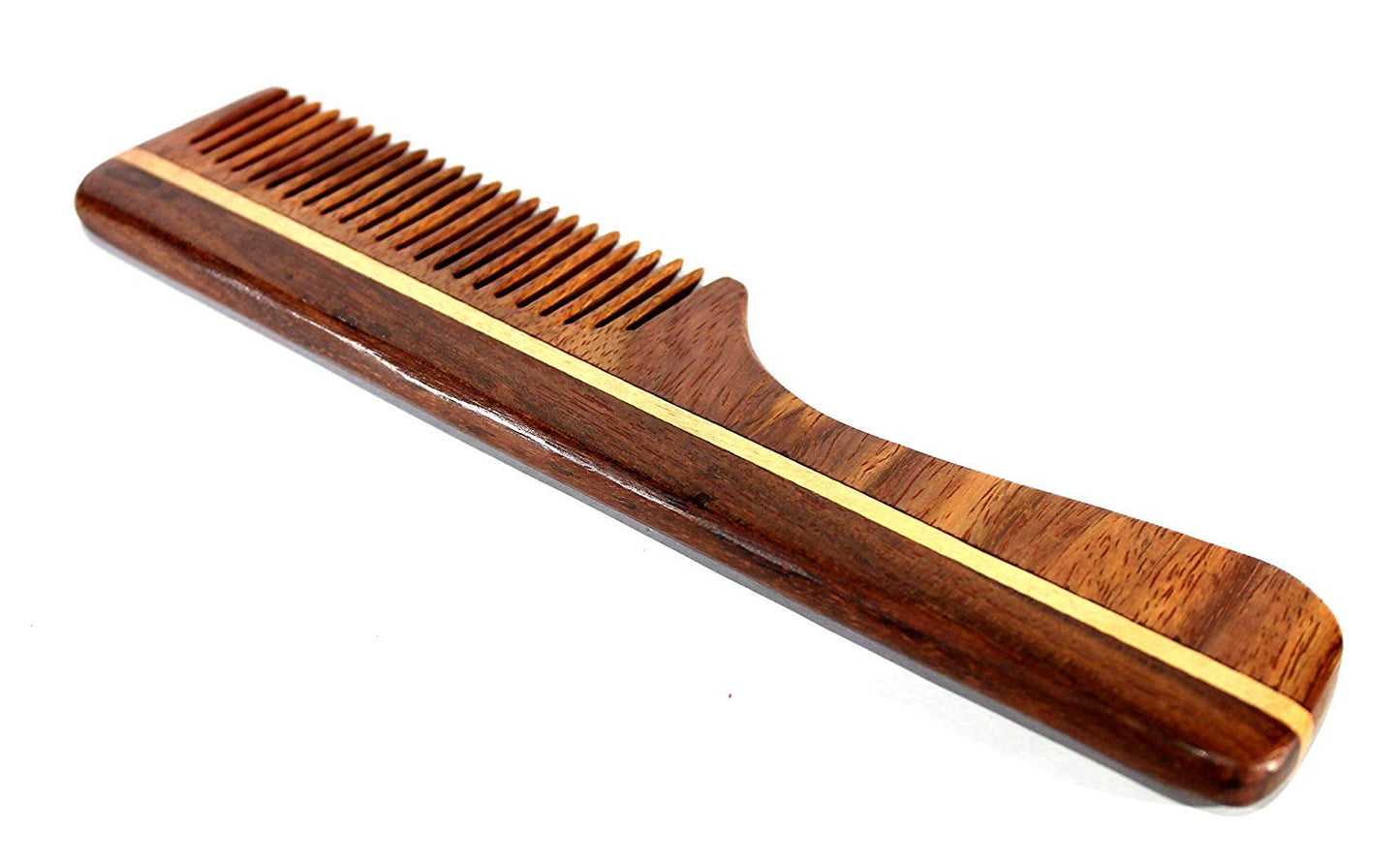 eSplanade Wooden Comb for Men & Women - Natural Shisham Wood Handmade Hair, Beard, Moustache Comb