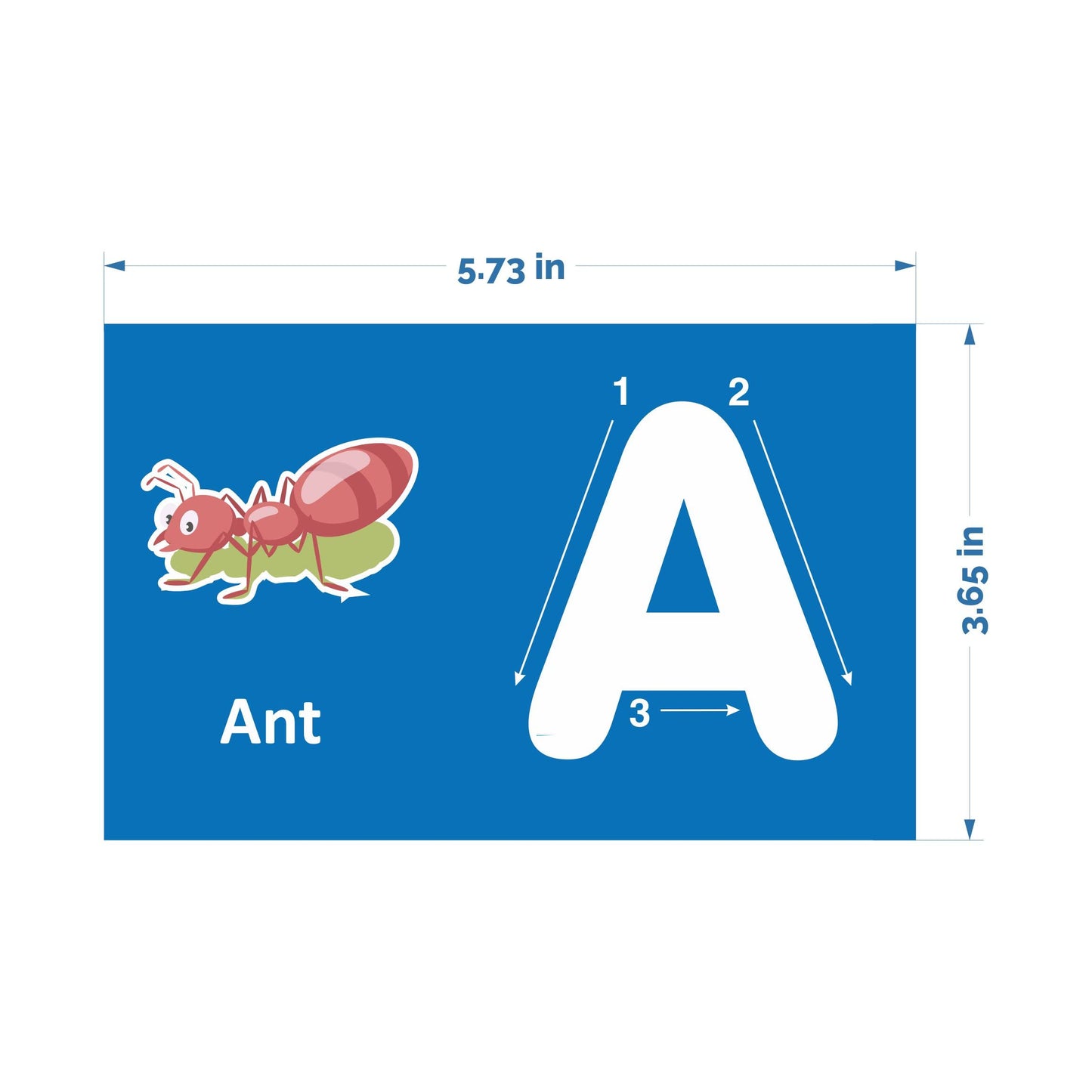 Sandpaper Tactile English Letters Flashcards (Lowercase)