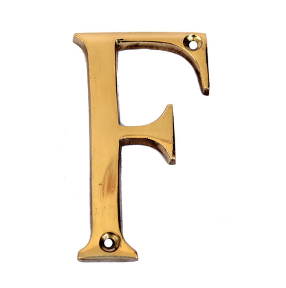 eSplanade - Brass House Hotel Door Name Alphabets - Wall Door Plaque Letter Alphabet - 3" Inches - Golden ("All Alphabet-3")