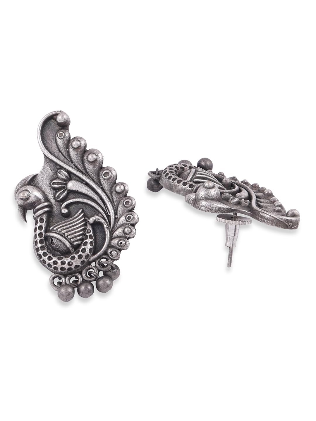 Binnis wardrobe contemporary stone Kundan beautiful round shaped drop earring