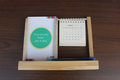 IVEI warli Desk Calendar with a Photo Frame