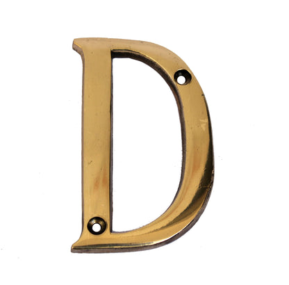 eSplanade - Brass House Hotel Door Name Alphabets - Wall Door Plaque Letter Alphabet - 3" Inches - Golden ("All Alphabet-3")