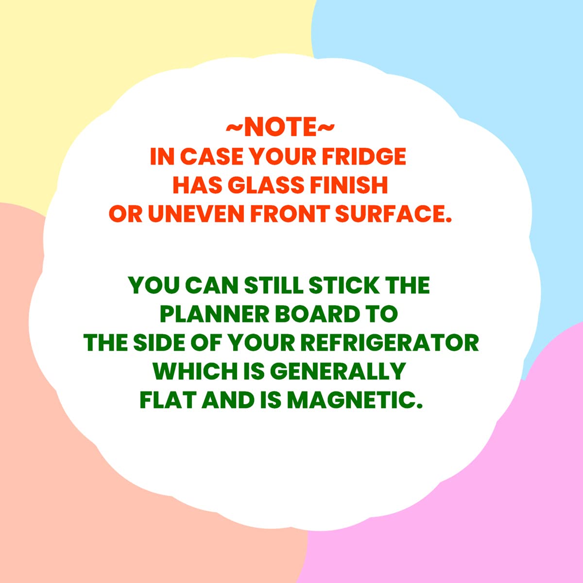 mfm toys fridge magnet write-erase A4 size notepads planners! (Boss lady planner)- Multi color