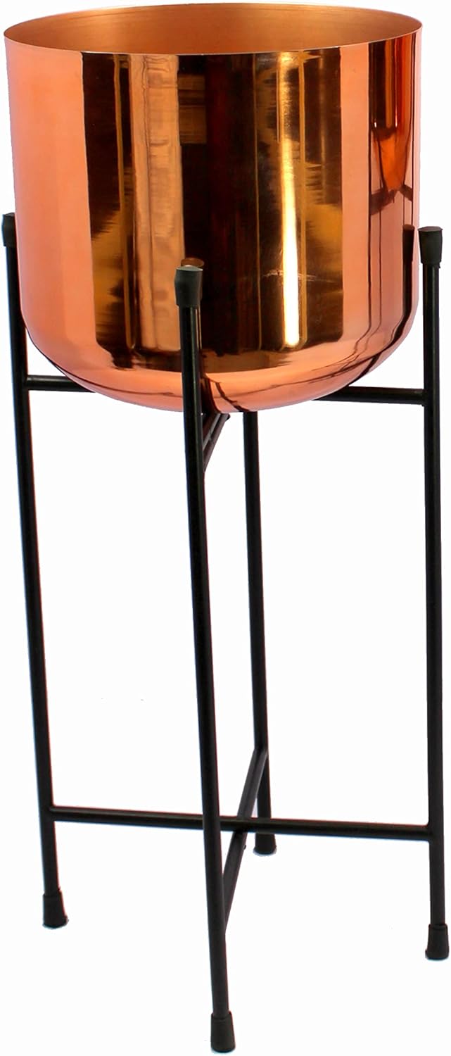 eSplanade Metal Flowerpot for Living Room Bedroom Garden Tabletop Planter