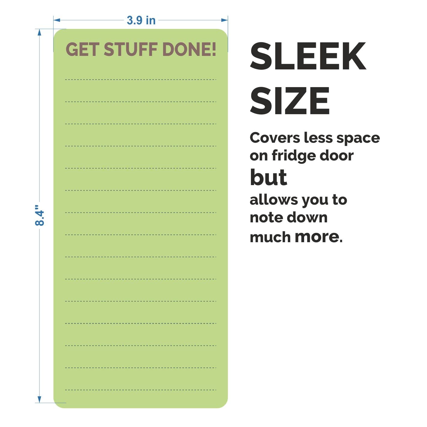 XOXOMags Mini Fridge Magnet Write-Erase Planner Board - for Daily and Weekly Tasks, Meal Planner, Organizer, Shopping Checklists for Home and Office (Pastel & Rainbow combo)