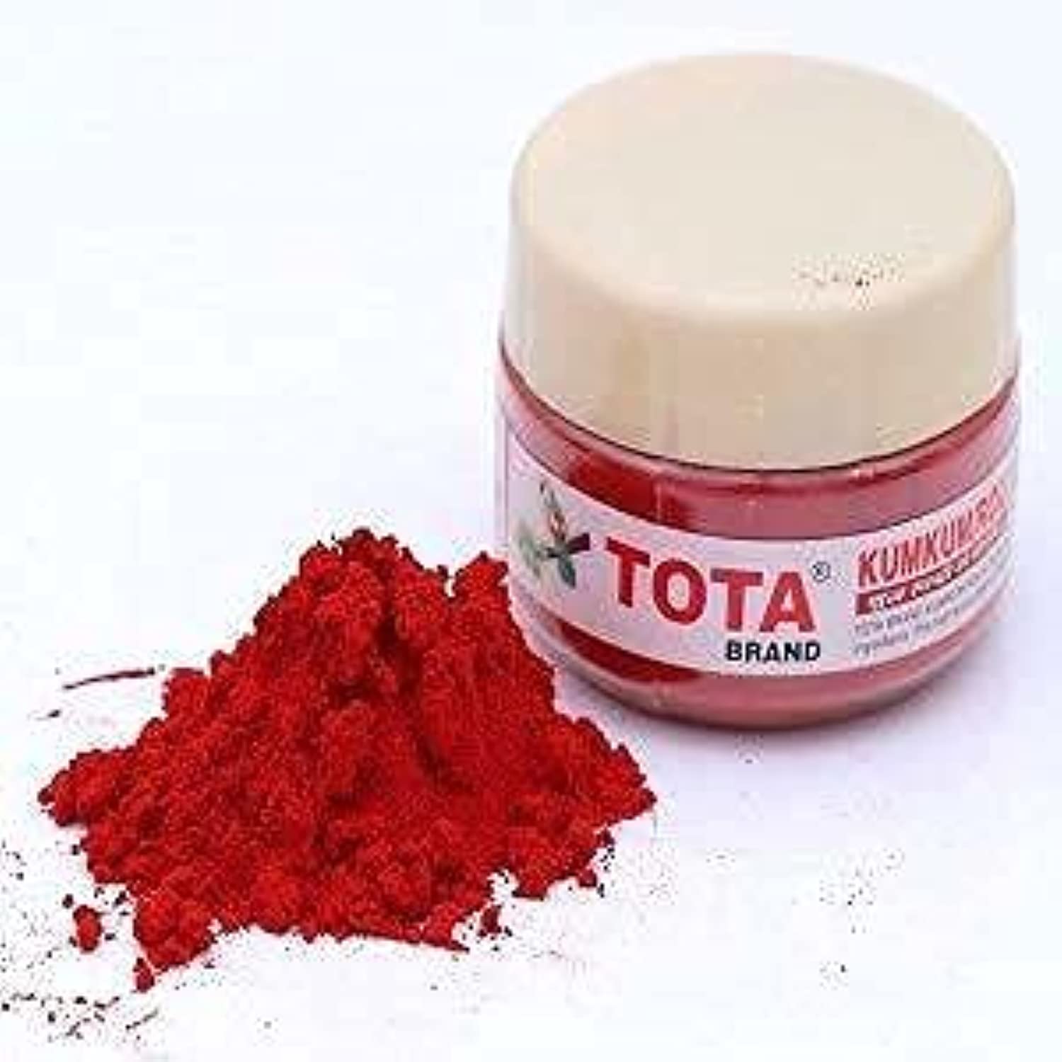 TOTA Pooja Set of Ghee Diya Batti | Roli Kumkum | Chandan Tilak Paste |Moli Kalawa Puja Items for Home (Total weight - 300 Gram) - Pack of 4