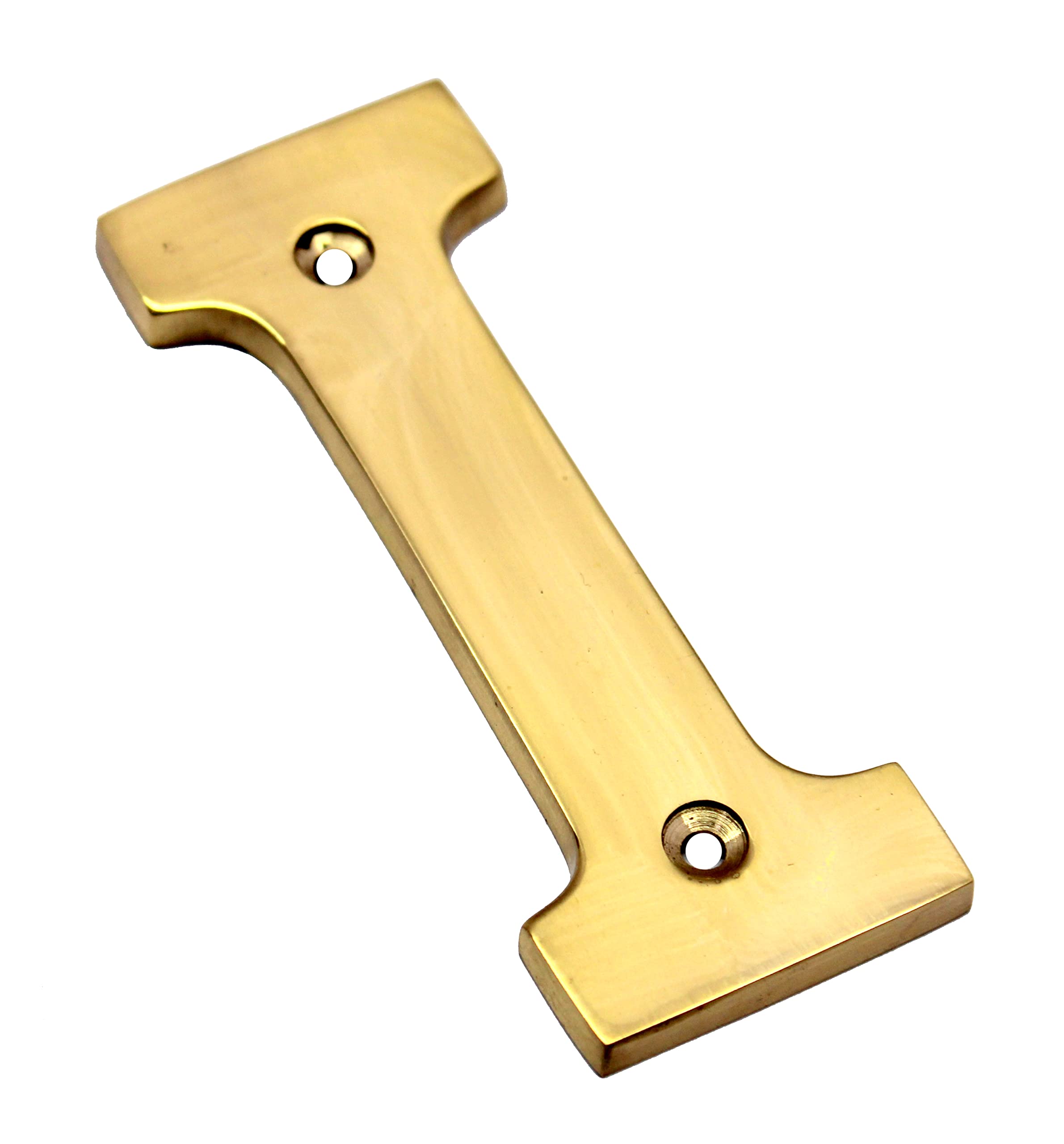 eSplanade Brass House Hotel Door Name Alphabets - Wall Door Plaque Alphabet Letter - Golden - 4" Inches (All Alphabets- 4")