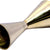 eSplanade Brass Liquor Peg Measuring Glass Jigger Bar Tool - Double Sided - 30 and 60 ml - Silver & Golden Engraved (Double Sided)