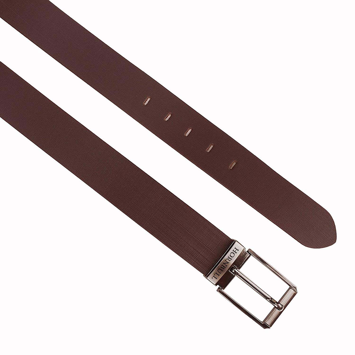 HORNBULL Mens Gift Combo Brown Wallet and Brown Belt | RFID Wallet for Men | Genuine Leather Men's Combo BW3095