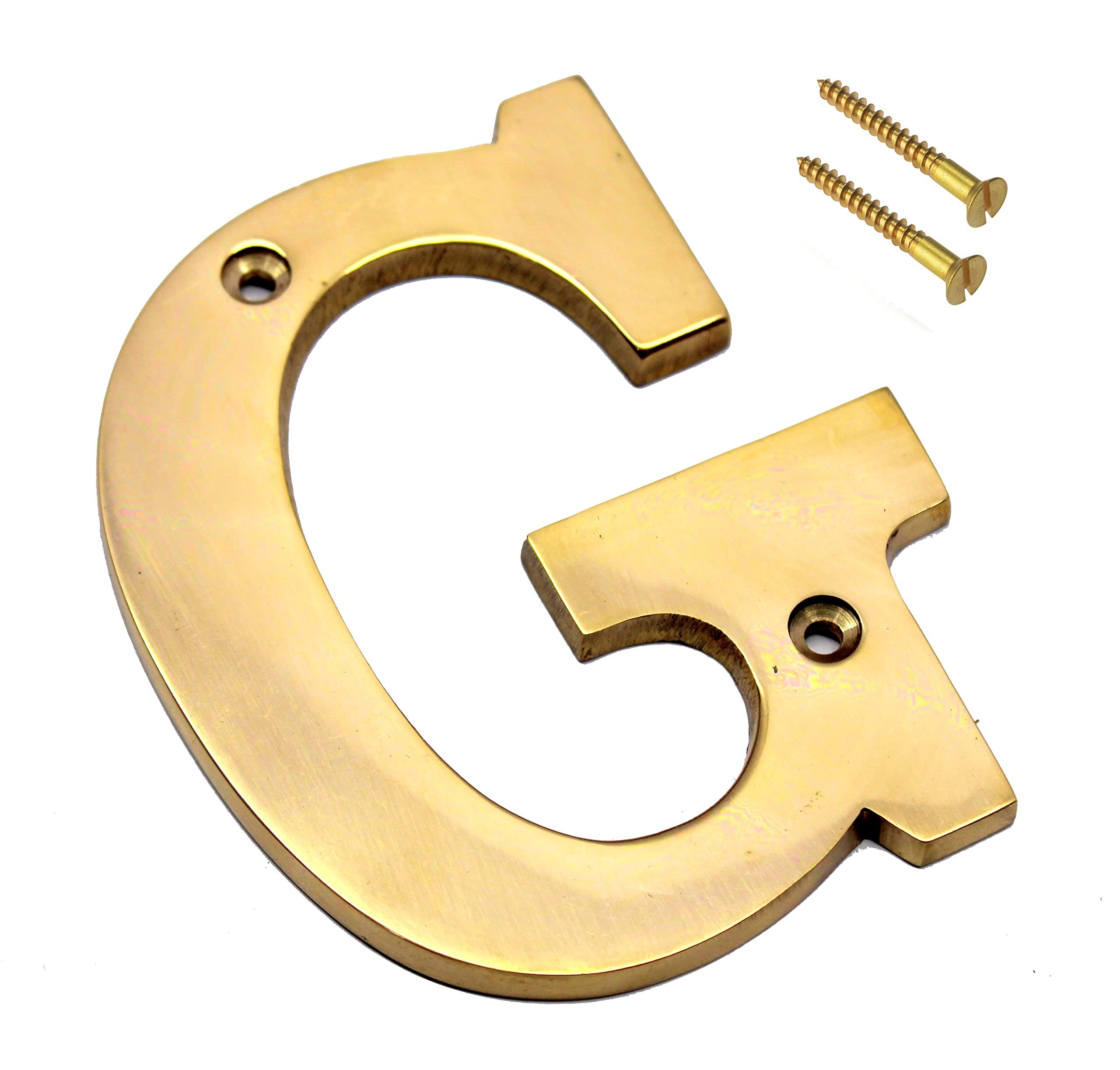 eSplanade Brass House Hotel Door Name Alphabets - Wall Door Plaque Alphabet Letter - Golden - 4" Inches (All Alphabets- 4")