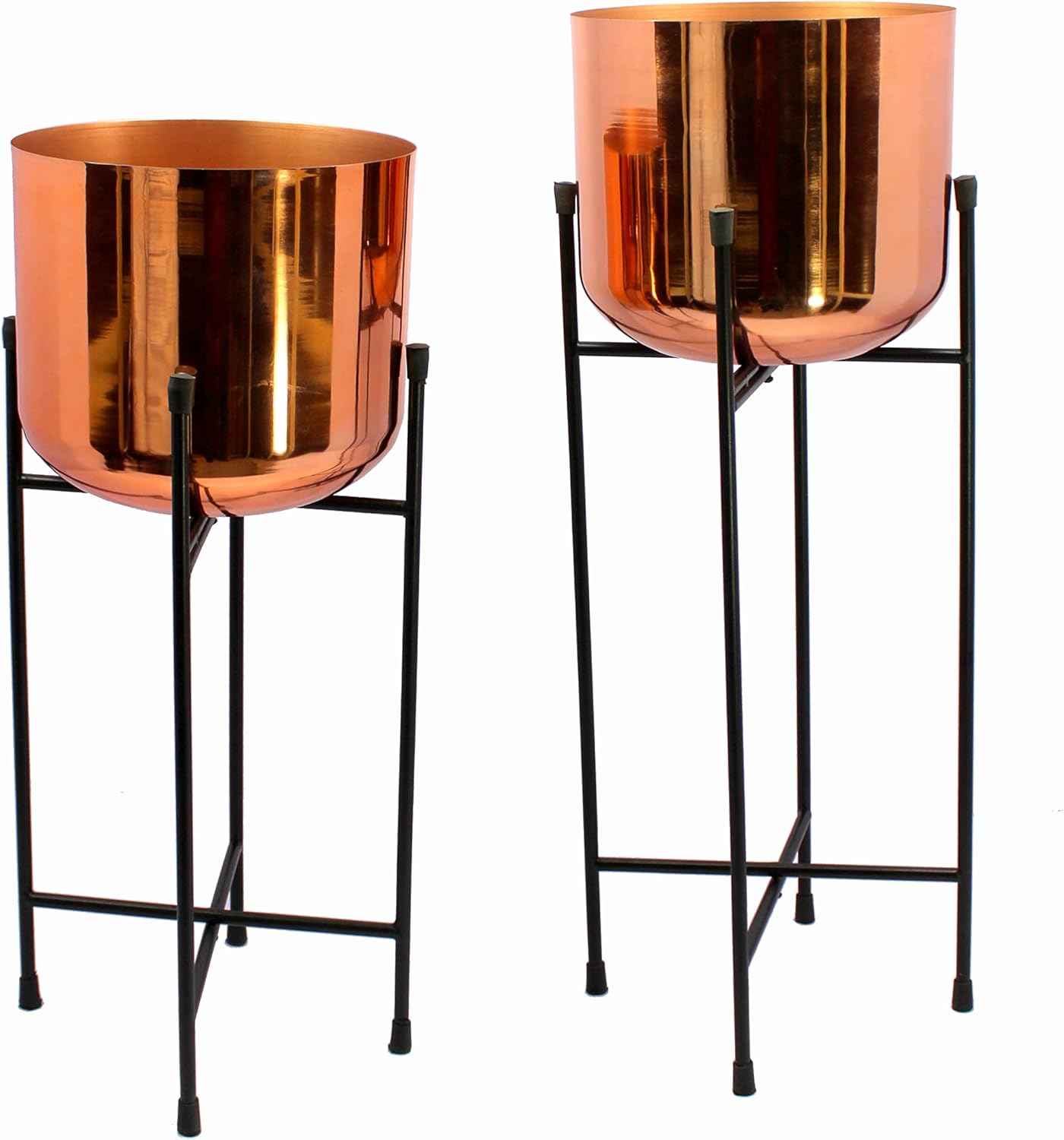 eSplanade Metal Flowerpot for Living Room Bedroom Garden Tabletop Planter