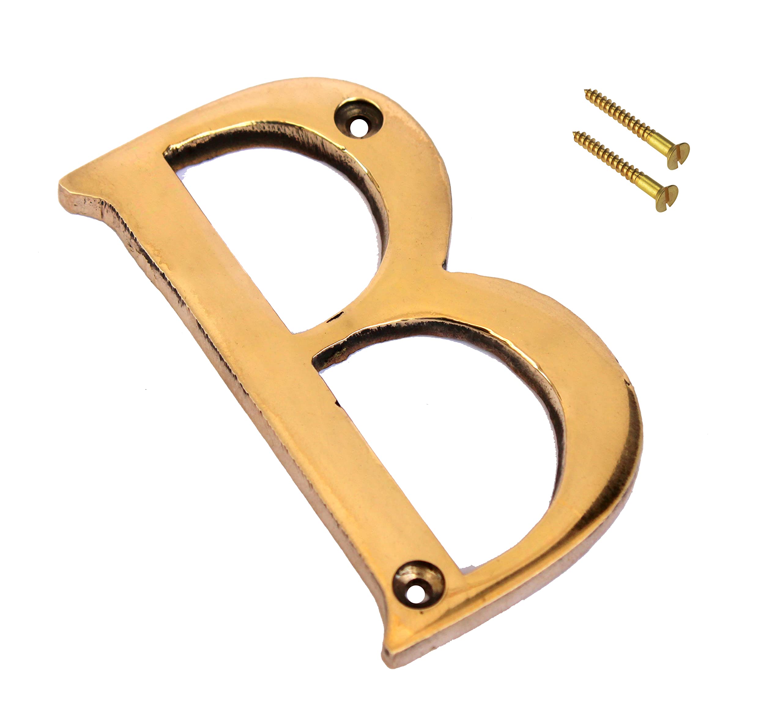 eSplanade - Brass House Hotel Door Name Alphabets - Wall Door Plaque Letter Alphabets - 3" Inches - Golden ("All Alphabet-3")