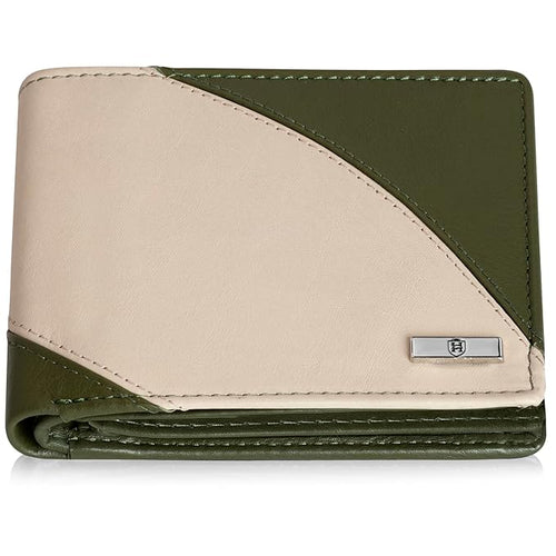 HORNBULL Andy Green Wallet for Men | Genuine Leather Wallet with RFID Blocking | Gift for Men