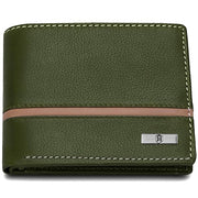 HORNBULL Denial Olive Leather Wallet for Men | Wallets Men with RFID Blocking | Mens Wallet Leather