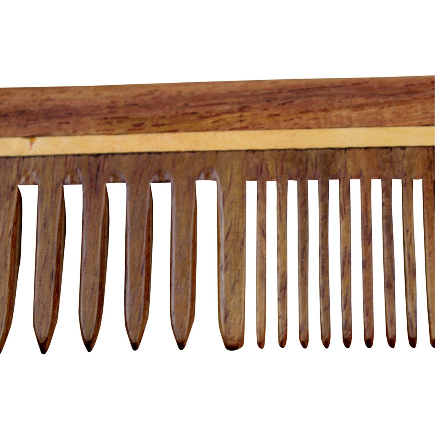 eSplanade Wooden Comb for Men & Women - Sheesham Wood Handmade Hair, Beard Comb. (7.5 Inch)