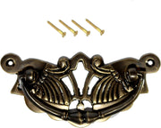 eSplanade Brass Drawer Pull, Wardrobe Door Knob Wardrobe Drawer Shell Pull/Handle