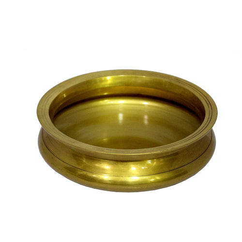 eSplanade - Ethnic Decorative Brass Urli Traditional Bowl Showpiece | Home Decor | Vastu for Home - 9.5