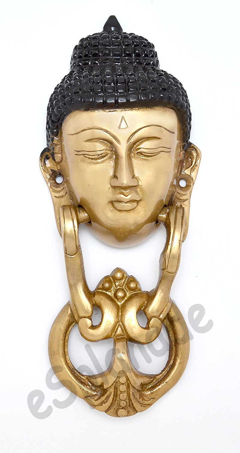 eSplanade Horse Rabbit Reindeer Elephant Brass Door Knockers | Door Decor Accessories | Brass Gate Knockers (Reindeer, Ganesh, Horse, Buddha, Elephant))