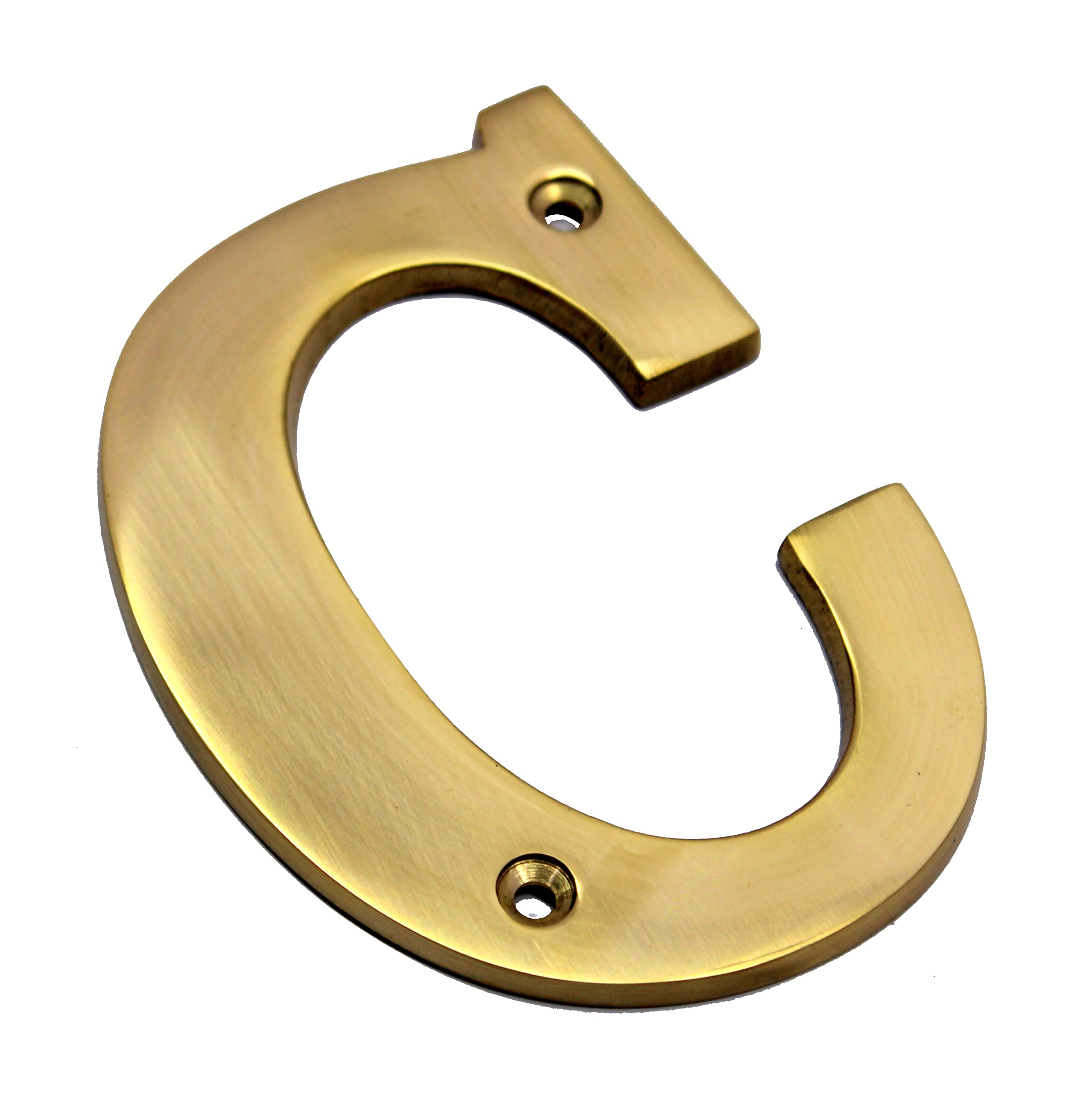 eSplanade Brass House Hotel Door Name Alphabets - Wall Door Plaque Alphabet Letter - Golden - 4" Inches (All Alphabets- 4")