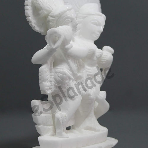 StonKraft Marble Brass Radha Krishna Murti Idol Statue Sculpture (5.5