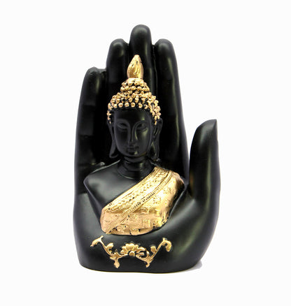 Esplanade Buddha Statue for Home Decor | Brass Resting Buddha Showpiece for Living Room, Meditation, Office Desk, Shelf | Tibetan Buddhist Idol | Zen and Yoga Figurine | Housewarming Gifts