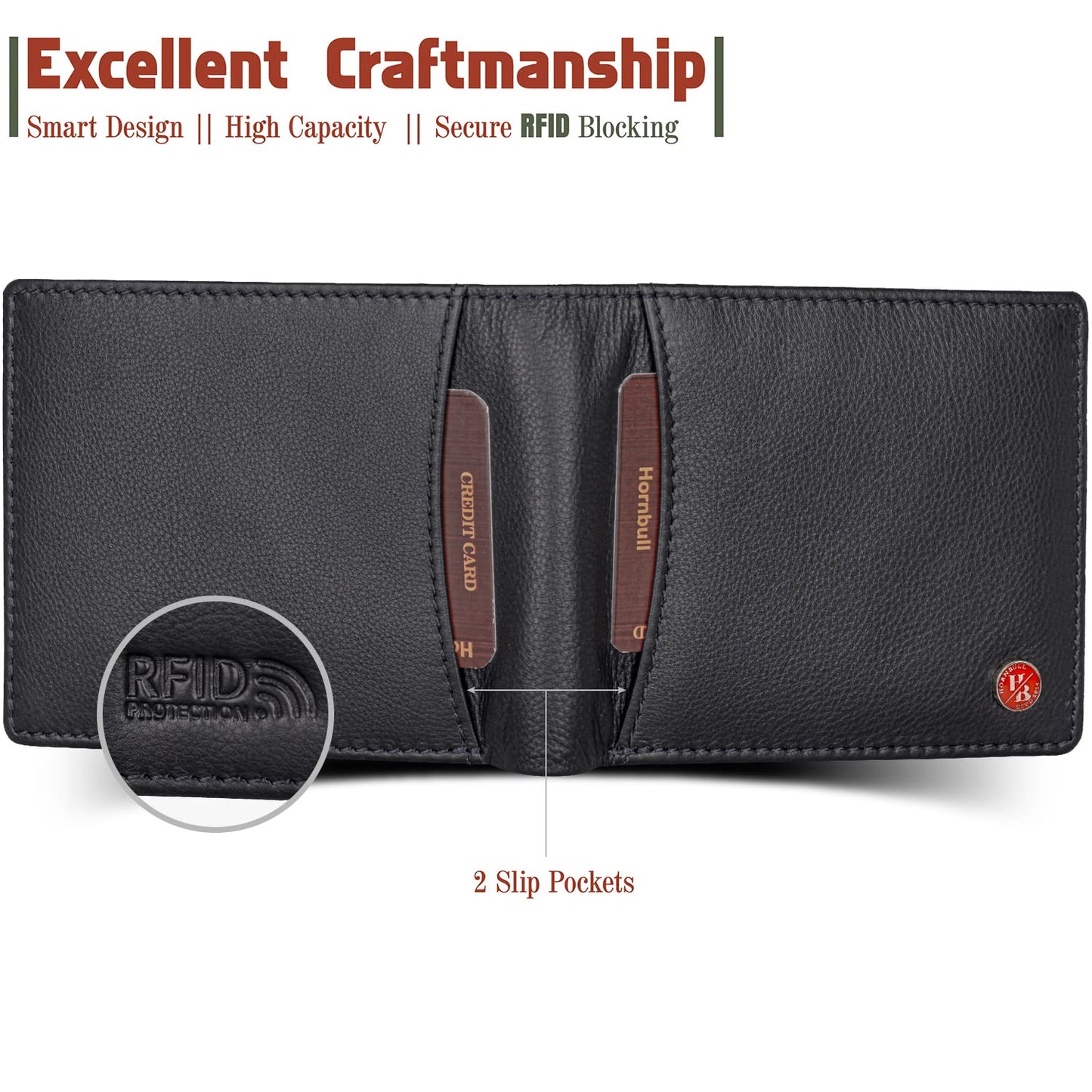 HORNBULL Gift Set for Mens | Black Wallet and Belt Mens Combo | Valentine's Day Gift for Men 10496