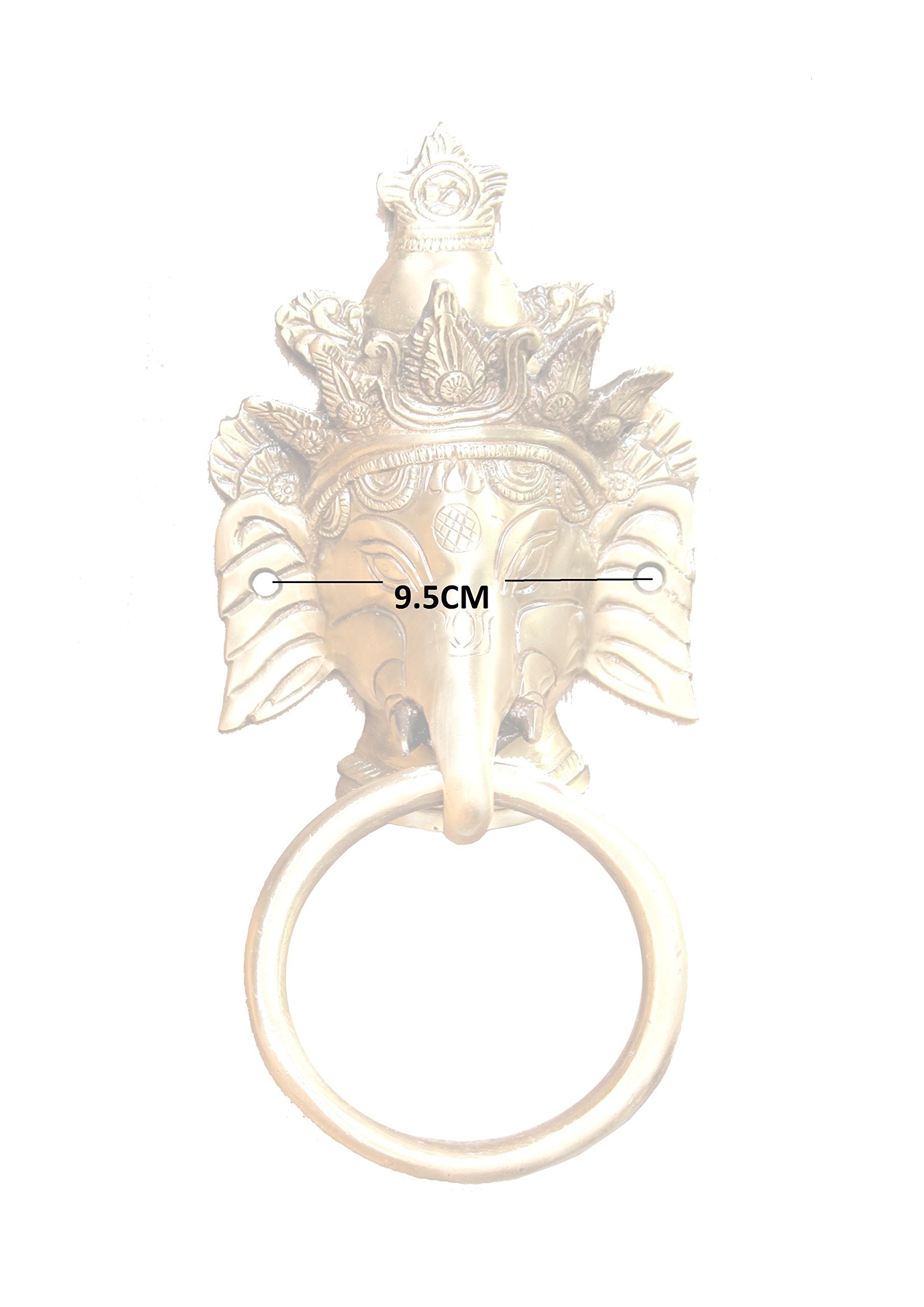 eSplanade Horse Rabbit Reindeer Elephant Brass Door Knockers | Door Decor Accessories | Brass Gate Knockers (Reindeer, Ganesh, Horse, Buddha, Elephant))