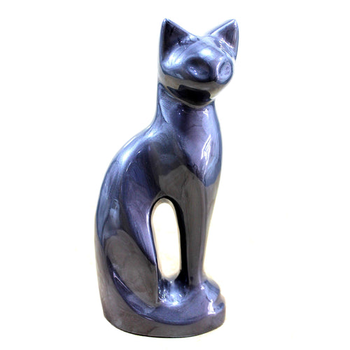 eSplanade- Cat Kitten Shape Cremation urn | Memorial Funeral Burial Full-Size urn for Ashes| Size - 9 inches.