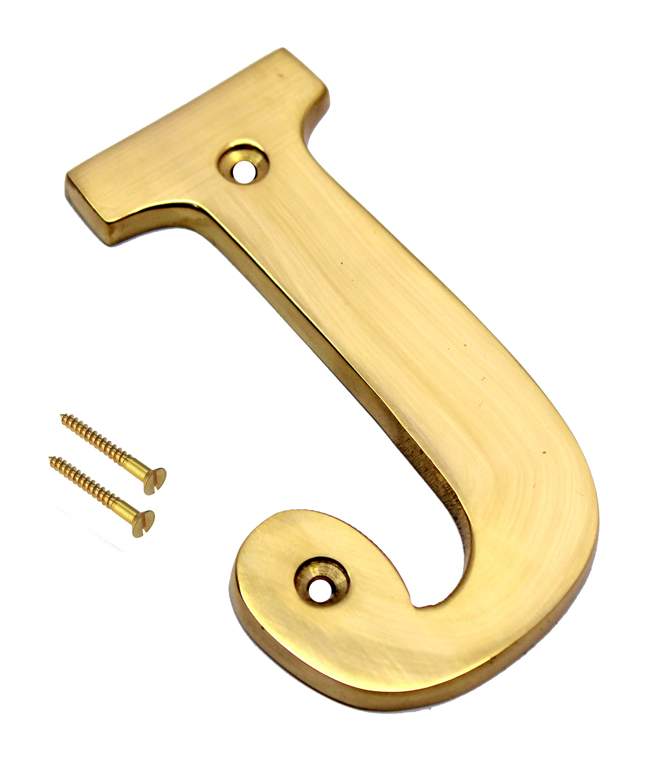 eSplanade Brass House Hotel Door Name Alphabets - Wall Door Plaque Alphabet Letter - Golden - 4" Inches (All Alphabets- 4")