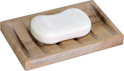 KLEO Natural Stone Soap Dish Bath Accessories for Bath, Tub or Wash Basin