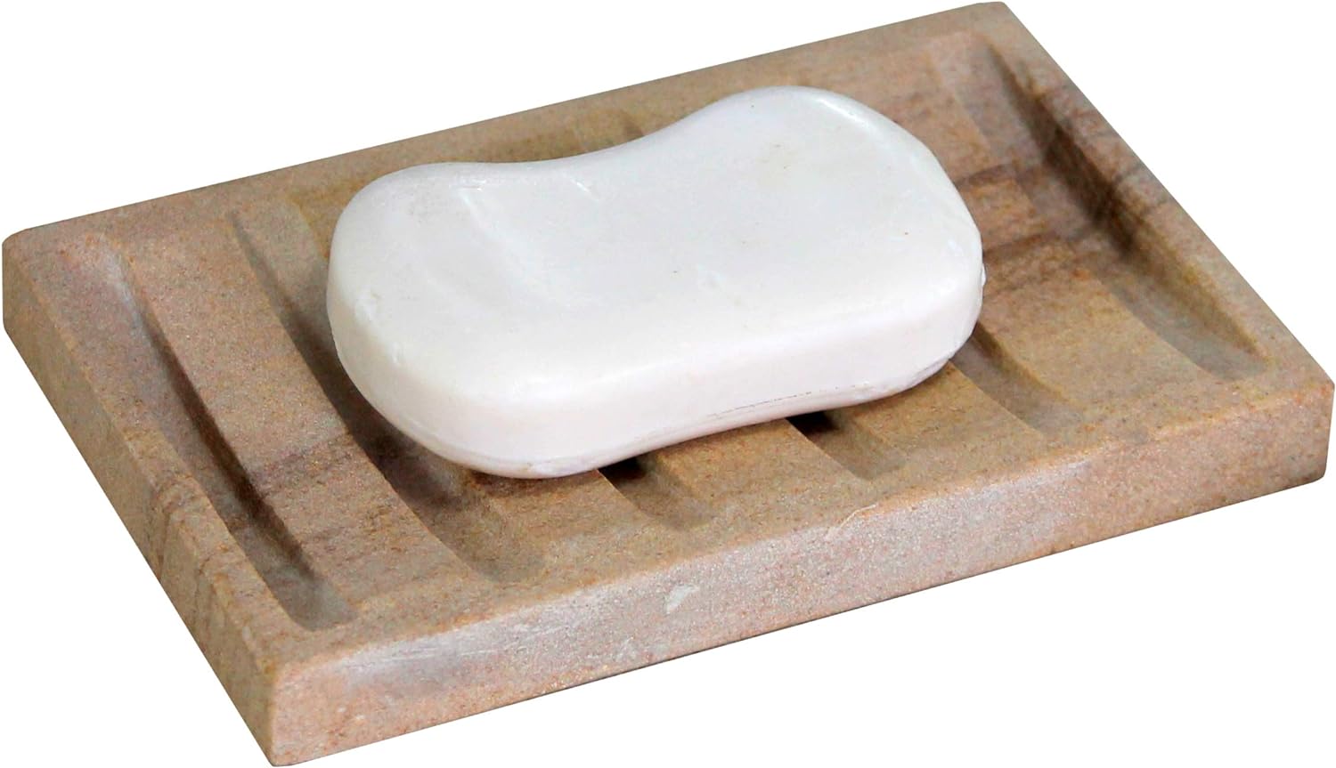 Natural Water Absorbent & Rigged Soap Dish Soap Holder made of Natural Stone - Unique Bath Bathroom Accessories