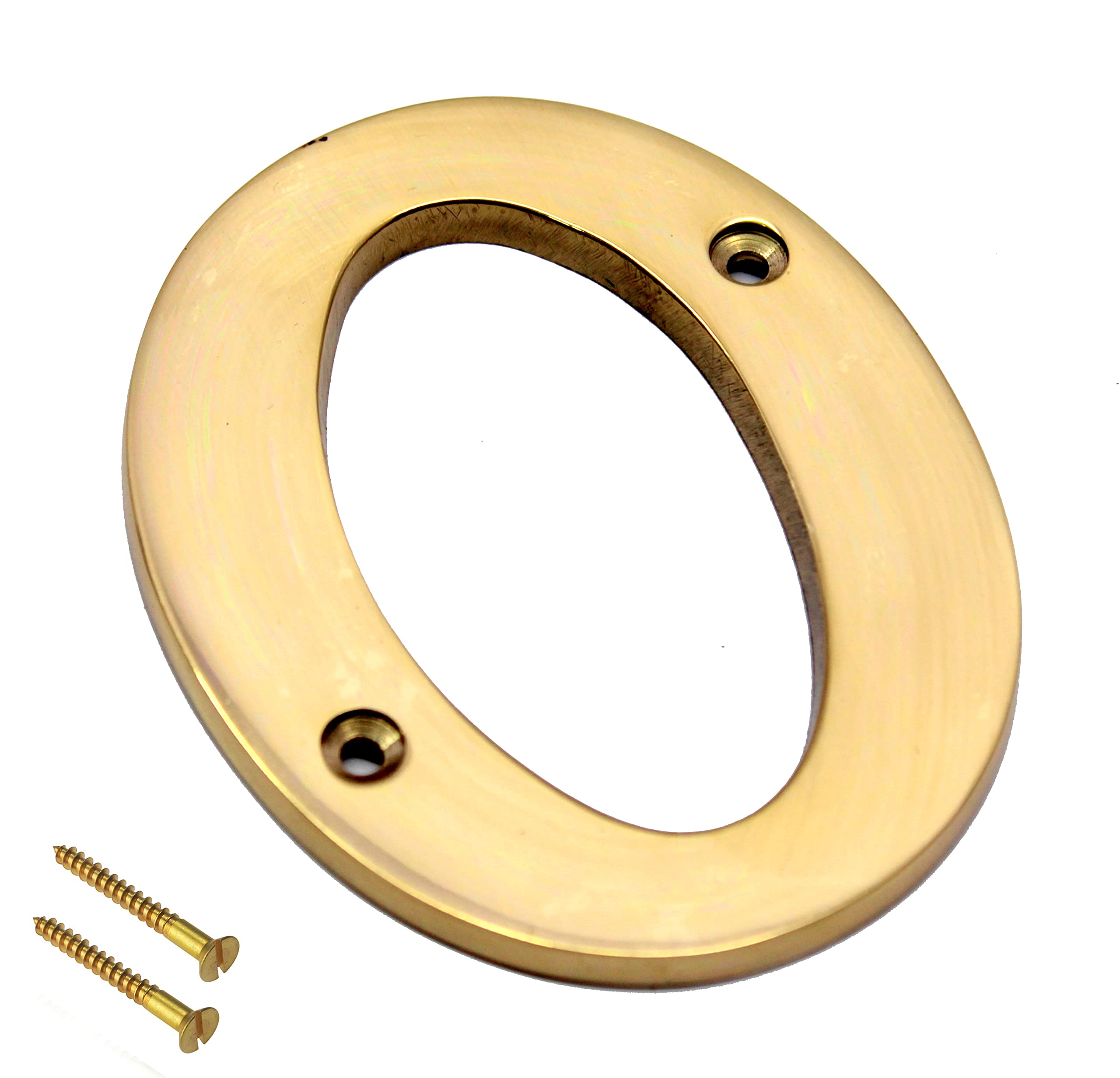 eSplanade Brass House Hotel Door Name Alphabets - Wall Door Plaque Alphabet Letter - Golden - 4" Inches (All Alphabets- 4")