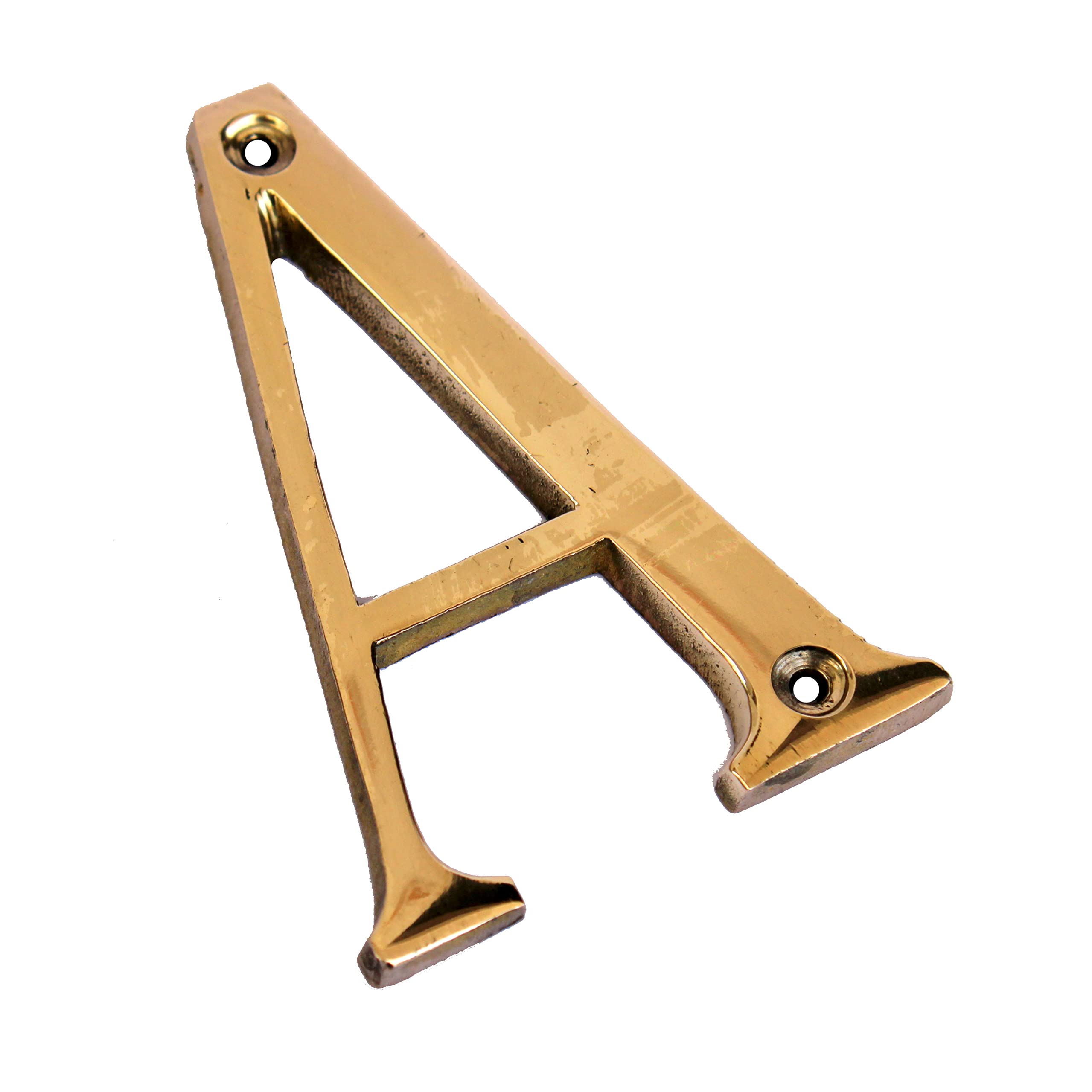 eSplanade - Brass House Hotel Door Name Alphabets - Wall Door Plaque Letter Alphabets - 3" Inches - Golden ("All Alphabet-3")