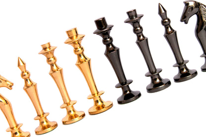 StonKraft 2.75" King Height - Collector Edition Brass Chess Pieces Pawn Chessmen Figure Figurine Pieces Coins - Appropriate Wooden & Stone Chess Boards Available Separately by StonKraft Brand