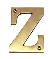 eSplanade Brass House Hotel Door Name Alphabets - Wall Door Plaque Alphabet Letter - Golden - 4" Inches (All Alphabets- 4")