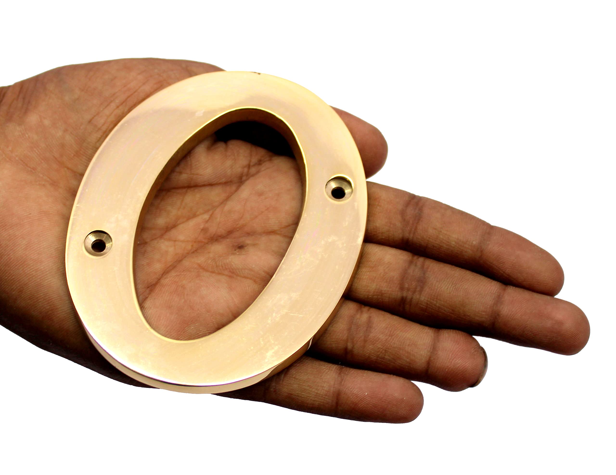 eSplanade Brass House Hotel Door Name Alphabets - Wall Door Plaque Alphabet Letter - Golden - 4" Inches (All Alphabets- 4")