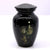 eSplanade Mini Cremation Urn Memorial Jar Pot Container | Small Metal Urn for Funeral Ashes Burial | Wolves with Moon Printed Metal Keepsake | Black - 4.5" Inches