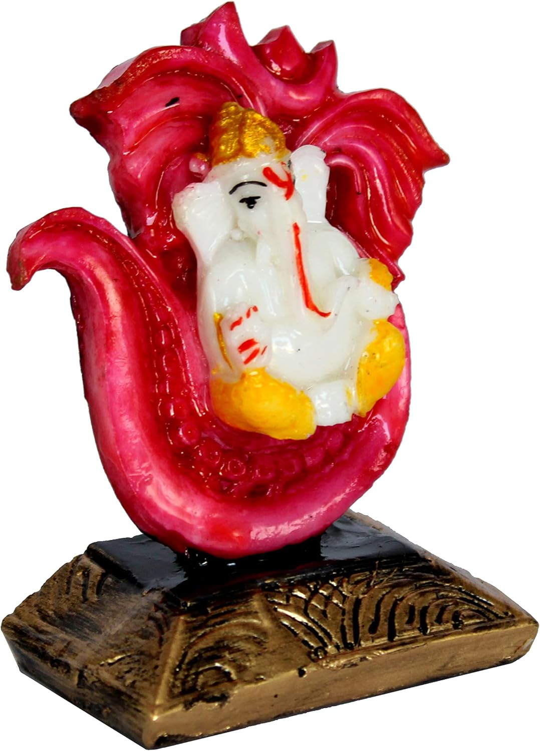 eSplanade Ganesha Ganpati Murti Idol Statue Sculpture for car Dashboard (7x6x4cm)