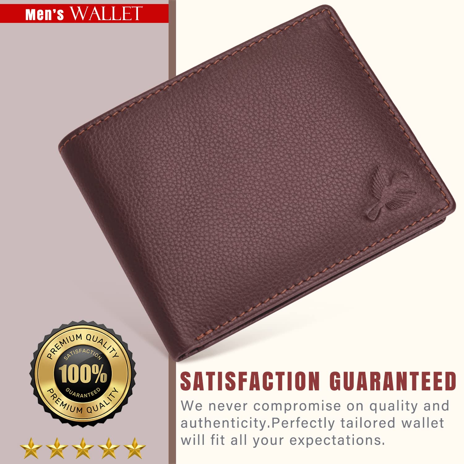 HORNBULL Mens Combo Brown Wallet and Belt | Gift Set for Men | Gift Hamper for Boys | Wallets Men Leather BW 69117