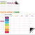 mfm toys fridge magnet write-erase A4 size notepads planners! (Boss lady planner)- Multi color