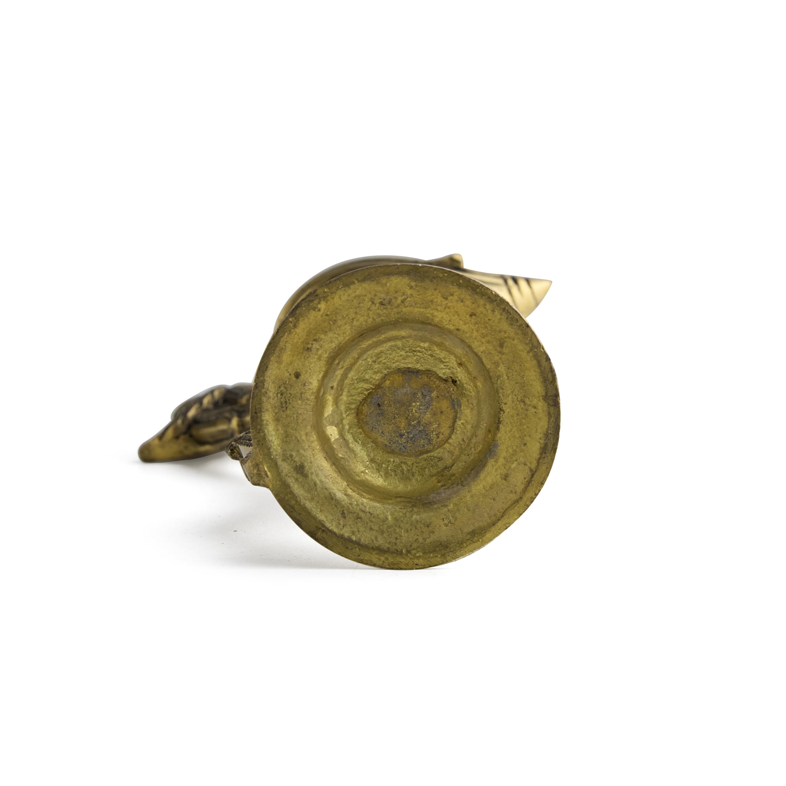 Esplanade Brass Peacock Design Diya - Traditional Festive Decor, Solid Heavy Brass Oil Lamp, Elegant Royal Aesthetic for Diwali, Wedding, Housewarming, Pooja Room - Handcrafted Decorative Showpiece